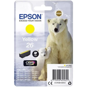 Epson Ink T2614, 26 originál  žltá C13T26144012