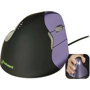 Evoluent Vertical Mouse 4 VM4S ergonomická myš USB optická čierna, purpurová 6 null 2800 dpi ergonomická