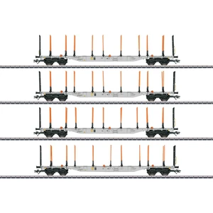 Märklin 047138 Nákladný automobil Sgns 88 AAE Cargo AG, sada 4 ks