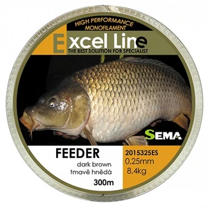 Sema vlasec feeder hnědá 300 m-průměr 0,28 mm / nosnost 9,85 kg