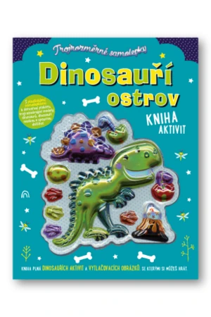 Trojrozměrné samolepky Dinosauří ostrov Stuart Lynch - Lynch Stuart