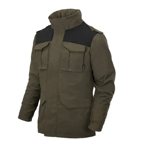 Bunda Covert M65 Helikon-Tex® – Taiga Green / černá (Farba: Taiga Green / čierna, Veľkosť: S)