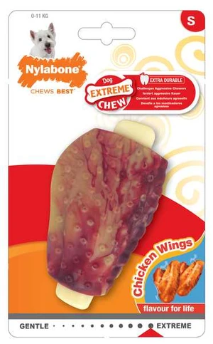 Nylabone Healthy Edibles Extreme Chew Chicken Wing S