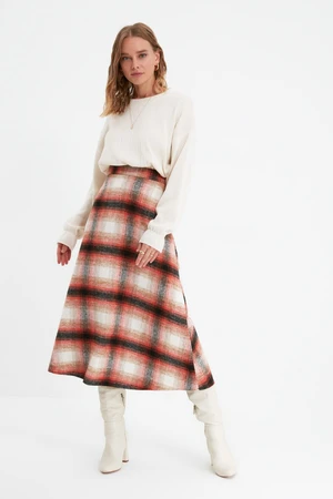 Gonna da donna Trendyol Plaid