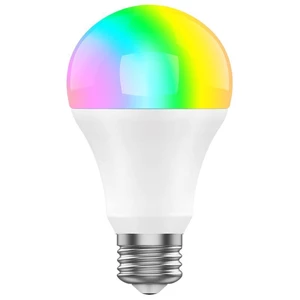 Inteligentná žiarovka iGET E27, 8W, RGB+W, samostatná a také pro alarm iGET M4 (DP23) inteligentná LED žiarovka • výkon 8 W • Wi-Fi • až 16 miliónov f