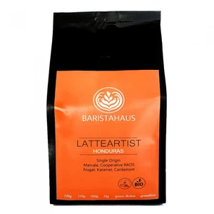 Kaffeebohnen Baristahaus Kaffeerösterei „Latteartist Honduras - Bio, Fair“, 1 kg