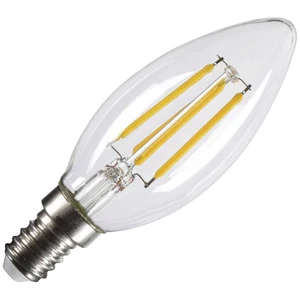 SLV 1005284 LED  En.trieda 2021 F (A - G) E14 sviečkový tvar  teplá biela (Ø x d) 35 mm x 98 mm  1 ks