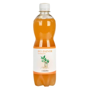 Kombucha zázvorová s medovkou 500 ml BIO   STEVIKOM