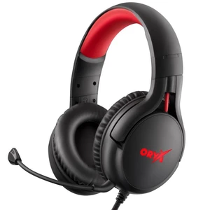 Headset Niceboy ORYX X410 Epic (oryx-x410-epic) čierny herné slúchadlá • frekvencia 18 Hz až 20 kHz • citlivosť 117 dB • impedancia 32 ohmov • USB • 2