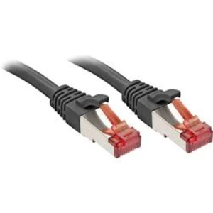 Síťový kabel RJ45 LINDY 47783, CAT 6, S/FTP, 10.00 m, černá