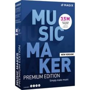 Magix Music Maker Premium Edition (2021) plná verze, 1 licence Windows hudební software