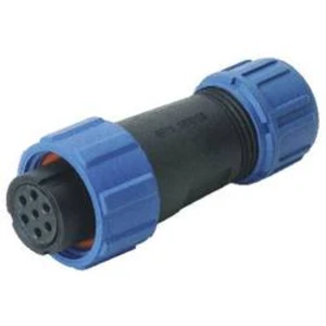 Kulatý konektor série DELKSP1310 Deltron Connectors DELKSP1310/S7I, kulatý konektor DIN, Provedení konektoru: zásuvka, rovná IP68, nylon 6.6 UL 94V-0,