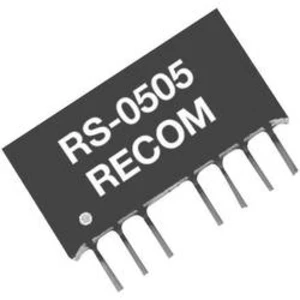 DC/DC měnič Recom RS-1212D, vstup 9 - 18 V/DC, výstup ±12 V/DC, ±83 mA, 2 W