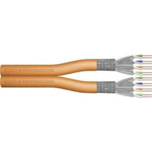 Ethernetový síťový kabel CAT 7 Digitus DK-1743-VH-D, S/FTP, 4 x 2 x 0.57 mm, oranžová, metrové zboží