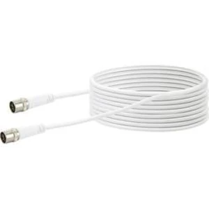 Antény, SAT kabel Schwaiger KDAK100 532, 10 dB, čtyřžilový stíněný, 10.00 m, bílá