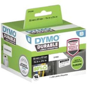 DYMO etikety v roli 57 x 32 mm polypropylenová fólie bílá 800 ks permanentní 2112289 univerzální etikety, Adresní nálepky