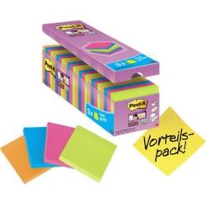 Post-it® Haftnottiz Super Sticky Notes Bangkok Collection Promotion 21+3 Block/Pack. Post-it 654SE24P, (š x v) 76 mm x 76 mm, neonově oranžová, neonov