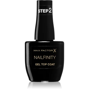 Max Factor Nailfinity Gel Top Coat gelový vrchní lak na nehty odstín 100 The Finale 12 ml