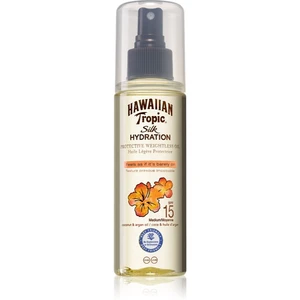 Hawaiian Tropic Silk Hydration opalovací olej na obličej a tělo SPF 15 150 ml