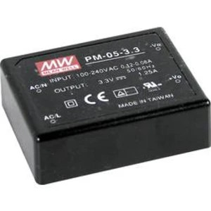 AC/DC zdroj do DPS Mean Well PM-05-3.3, 3.3 V/DC, 1.25 A, 4 W