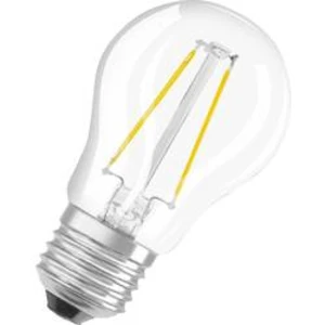 LED žárovka OSRAM 4052899941625 230 V, E27, 2.8 W = 25 W, teplá bílá, A++ (A++ - E), kapkovitý tvar, vlákno, 1 ks