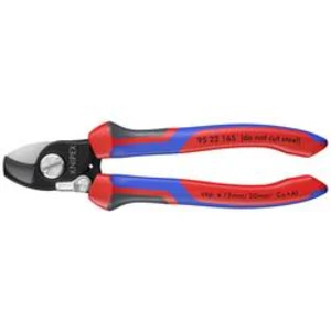 Nůžky na stříhání kabelů s rozevírací pružinou Knipex 95 22 165, 165 mm