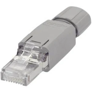 Propojovací konektor RJ45 WAGO 51198266 (750-975), IP20, zástrčka rovná, 1,75 A, šedý