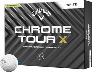 Callaway Chrome Tour X White Basic Golfové míčky