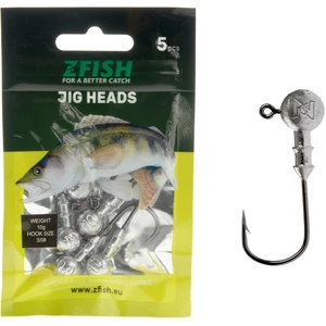 Zfish jig hlavička 5 ks-háčik 4/0 - 12 g