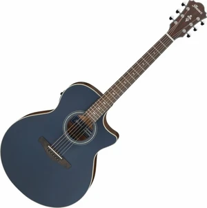 Ibanez AE100-DBF Dark Tide Blue Flat Chitarra Semiacustica Jumbo