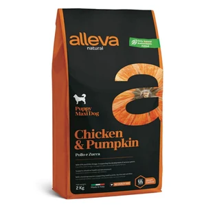 ALLEVA Natural Puppy Maxi Chicken&Pumpkin granule pro štěňata 2 kg