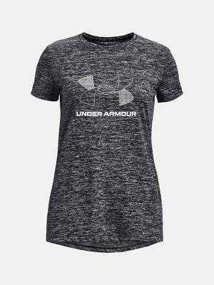 Under Armour UA Tech BL Twist SS Dark Grey Sports T-Shirt