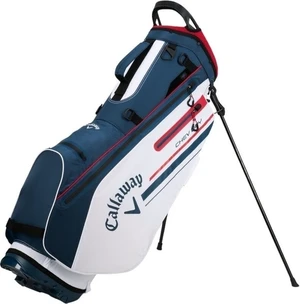 Callaway Chev Dry Stand Bag White/Navy/Red