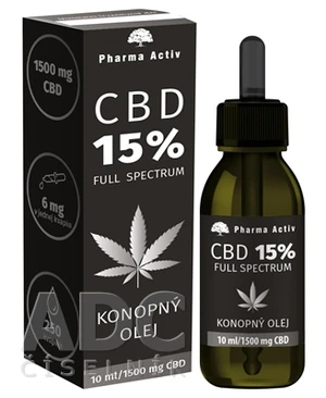 Pharma Activ CBD 15% Full Spectrum KONOPNÝ OLEJ