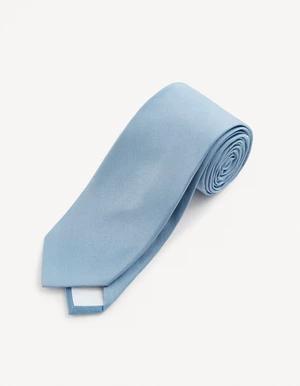 Blue silk tie Celio Gitiesatin