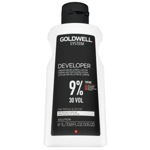 Goldwell System Cream Developer Lotion 9% 30 Vol. vyvíjecí emulze pro všechny typy vlasů 1000 ml