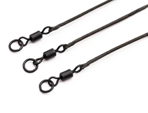 Korda návazce kable leadcore leader ring swivel 50 cm - weed