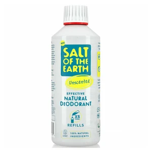 SALT OF THE EARTH Prírodný minerálny dezodorant Unscented bez vône náhradná náplň 500 ml