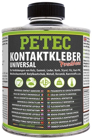 Kontaktní lepidlo univerzální na kovy, PVC a gumu, 350 ml - Petec