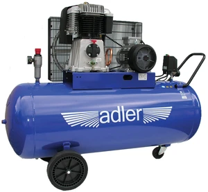 Vzduchový kompresor 270l, 400V, 4 kW, 10 bar, olejový, dvouválcový - ADLER AD700-270-5,5TD