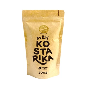 Káva Zlaté Zrnko - Kostarika - "SVĚŽÍ" 1 kg MLETÁ: Mletí na domácí espresso kávovar a zalévání - turka (jemné)