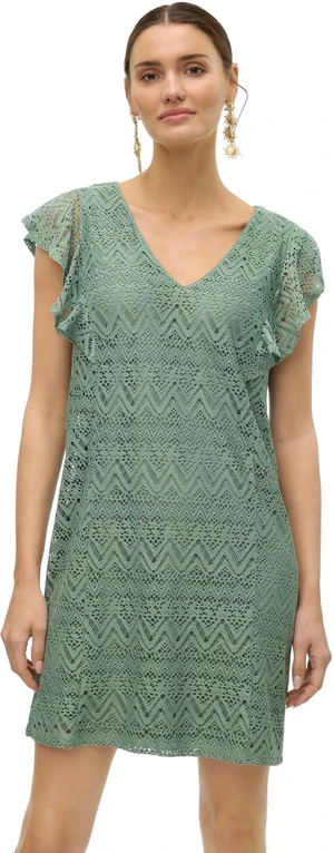 Vero Moda Dámské šaty VMMAYA Regular Fit 10304459 Hedge Green XS