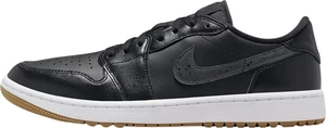 Nike Air Jordan 1 Low G Golf Shoes Black/Gum Medium Brown/White/Anthracite 43