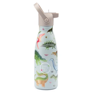 Cool Bottles Dětská nerezová termolahev Kids 3D třívrstvá 260 ml - světle modrá