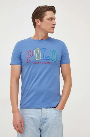 Bavlněné tričko Polo Ralph Lauren s aplikací, 710929077