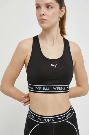 Športová podprsenka Puma 4Keeps čierna farba,525319