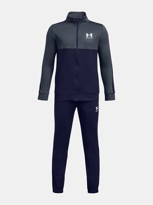 Under Armour UA CB Knit Track Suit-BLU - Boys