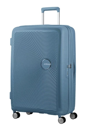 American Tourister Cestovní kufr Soundbox Spinner EXP 97/110 l - matná modrá