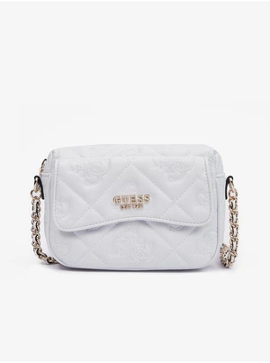 Bílá dámská crossbody kabelka Guess Marieke - Dámské