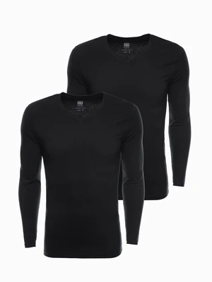 Ombre Clothing Men's plain longsleeve - mix 2